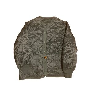 Alpha Industries Olive Green Military ALS/92 Field Men Coat Liner Jacket Sz 2XL